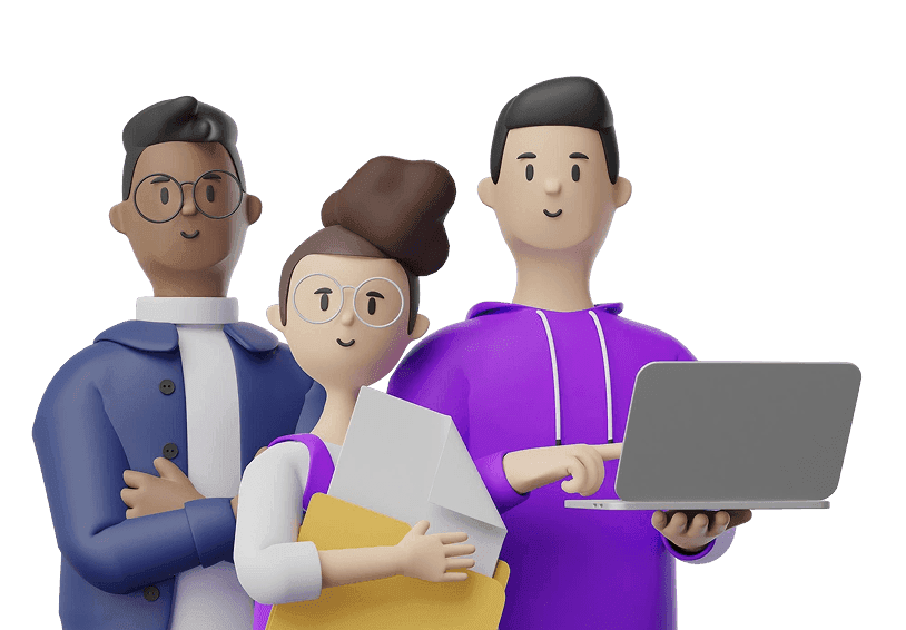 Team preparing a custom quote
